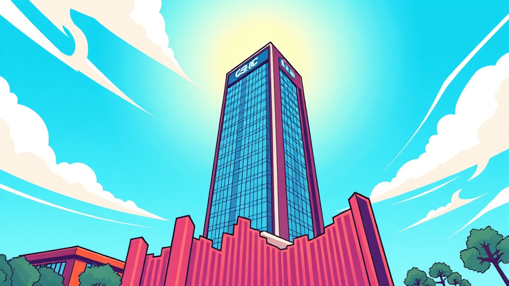 GS건설 주가 분석 (cartoon 스타일)