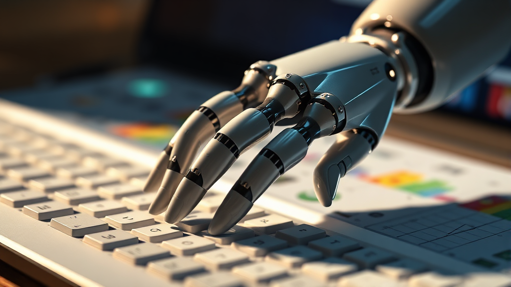 엑셀 작업, 이제 안녕! (realistic 스타일)