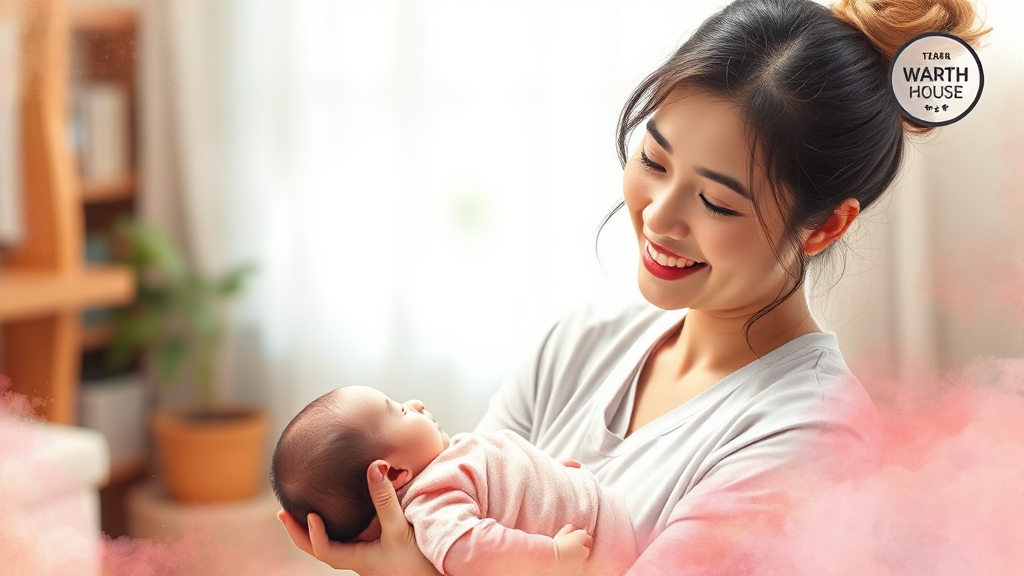 산후도우미 서비스 활용 팁 (watercolor 스타일)