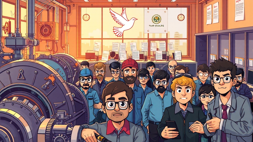 퇴직금 미지급 시 대처 방법 (cartoon 스타일)