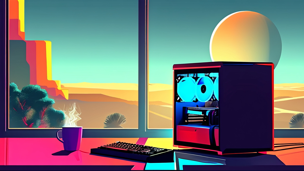 컴퓨터 비프음, 당황하지 마세요! 원인별 완벽 진단 및 자가 해결 가이드 6 그래픽카드 문제, 비프음으로 진단하기 (illustration 스타일)