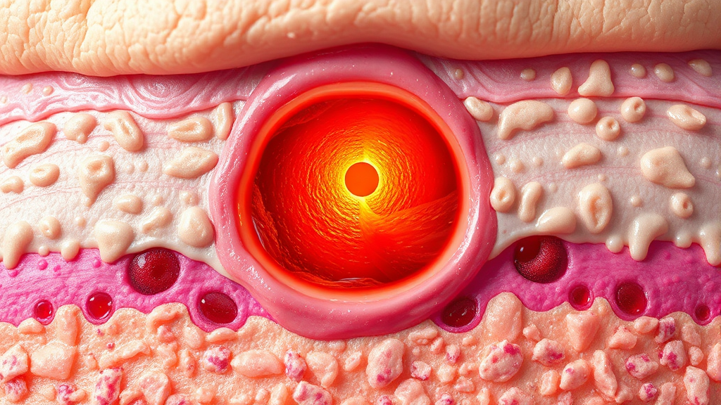 좁쌀 여드름, 왜 생기는 걸까요? (realistic 스타일)