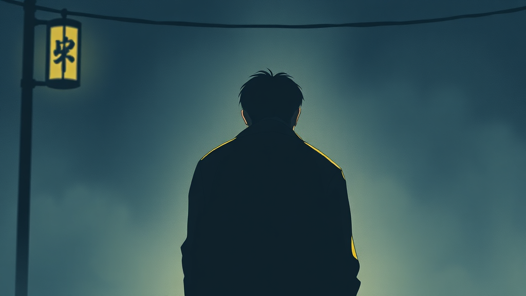 조진웅, 왜 은퇴를 결심했나 (illustration 스타일)