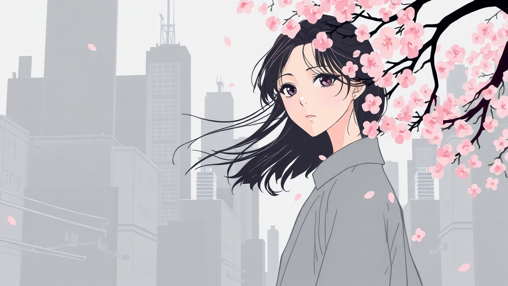 드라마 속 갈등과 위기 (illustration 스타일)