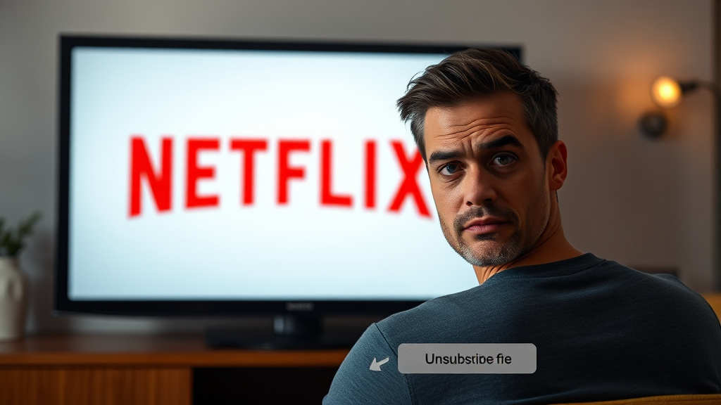 OTT 구독 해지 이유 (realistic 스타일)