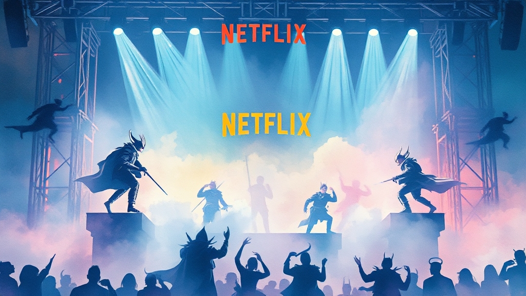 넷플릭스 시청 정보 (watercolor 스타일)