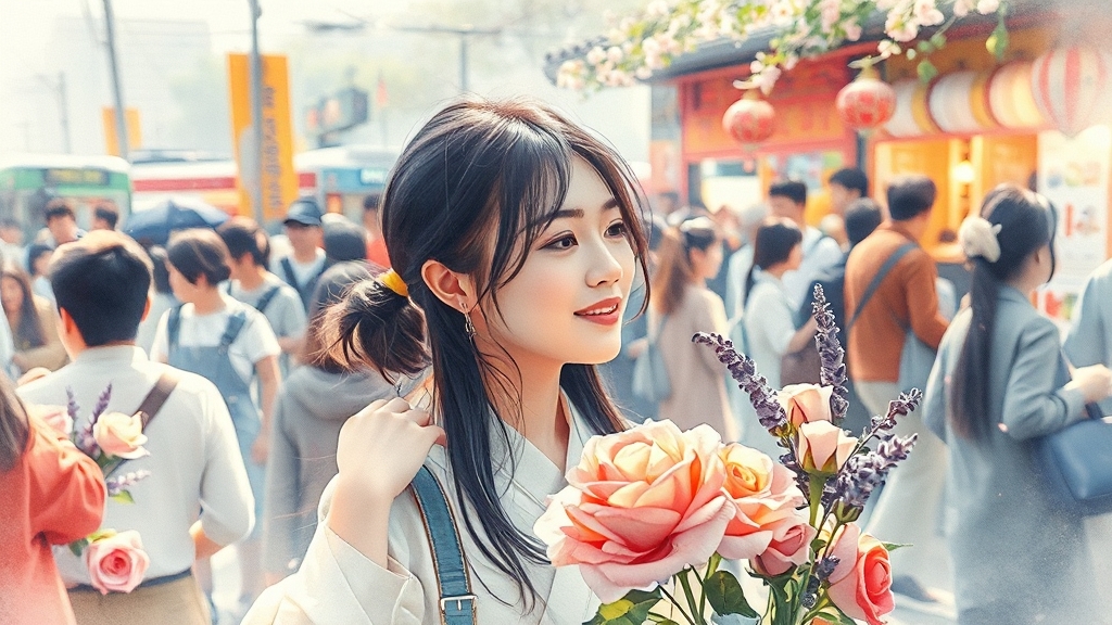 전남 축제 방문 꿀팁 (watercolor 스타일)
