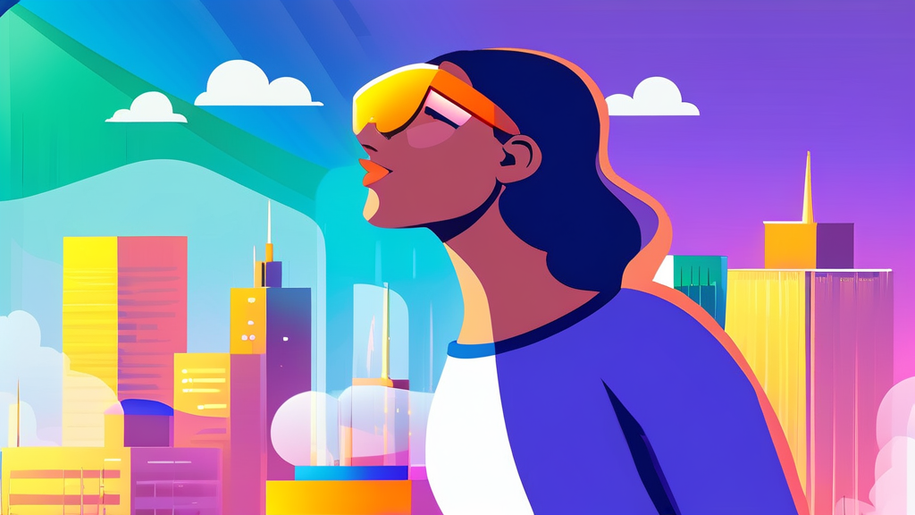 AI 시대, 현명한 정보 소비를 위한 디지털 시민의 역할 (cartoon 스타일)