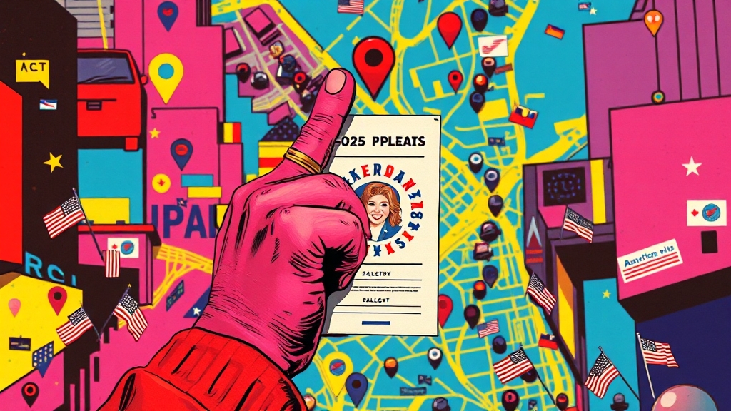 사전투표, 언제 어디서? (popart 스타일)