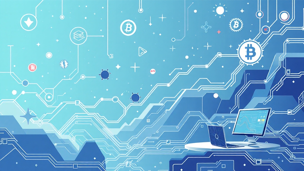 양자컴퓨터 관련주 투자 시 고려사항 (illustration 스타일)