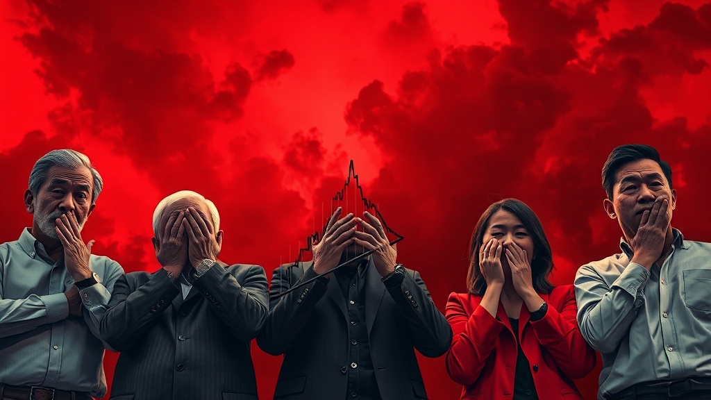 주가 급락, 왜? (realistic 스타일)