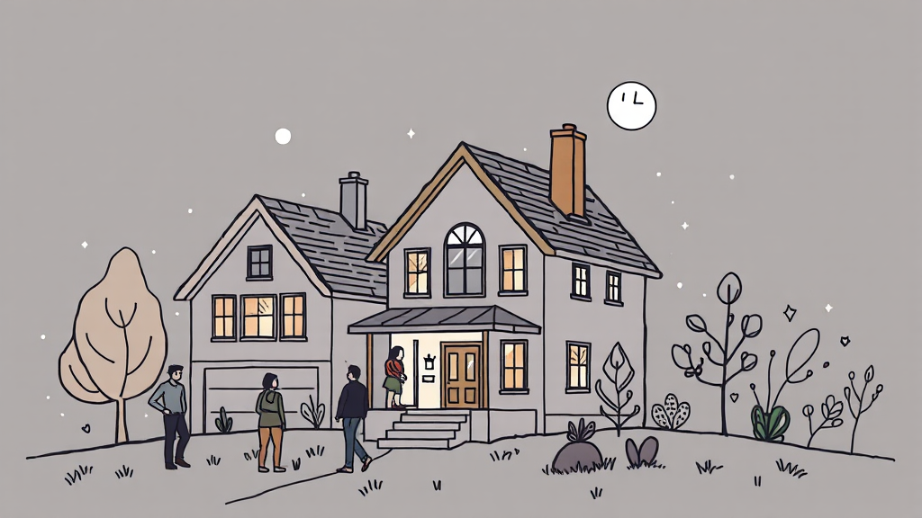 부동산 시장과의 관계 (illustration 스타일)