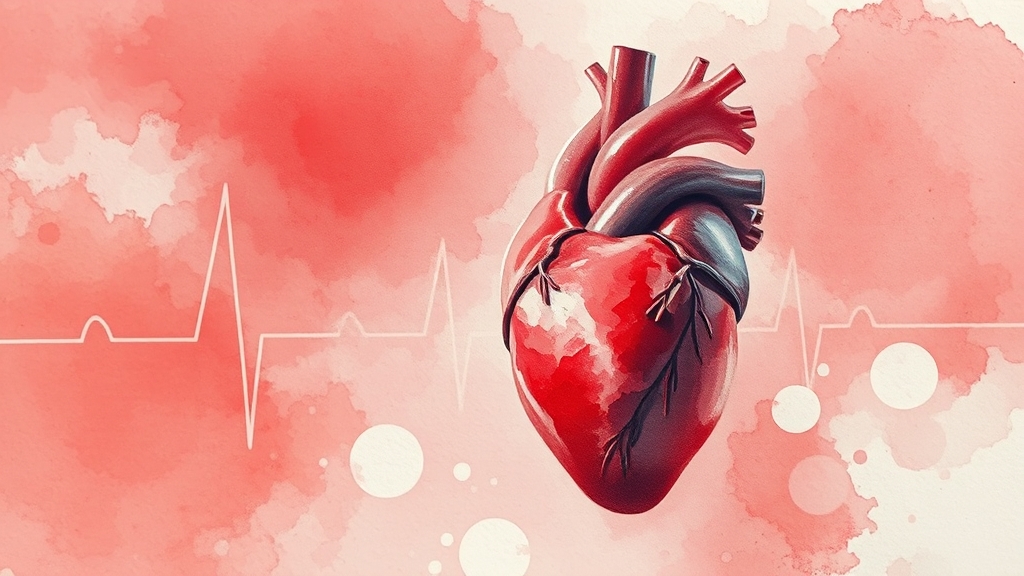 심낭압전이란? (watercolor 스타일)