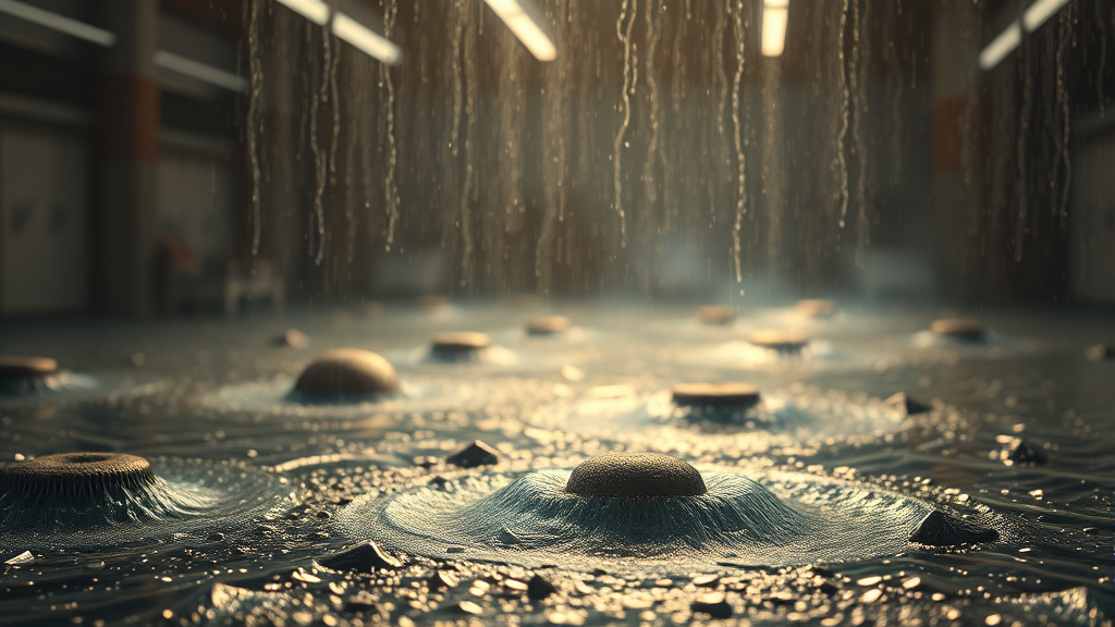 재난 + SF 세계관의 결합 (realistic 스타일)