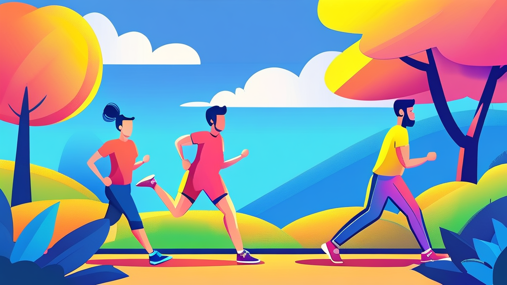 체중 및 스트레스 관리, 콜레스테롤과의 연관성 (cartoon 스타일)