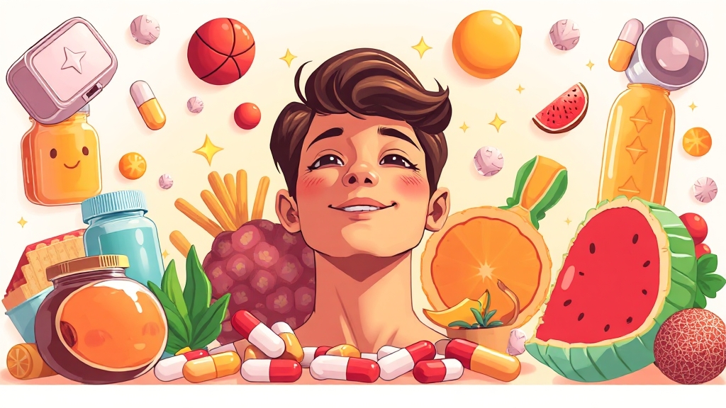 섭취 방법 & 권장량 (illustration 스타일)