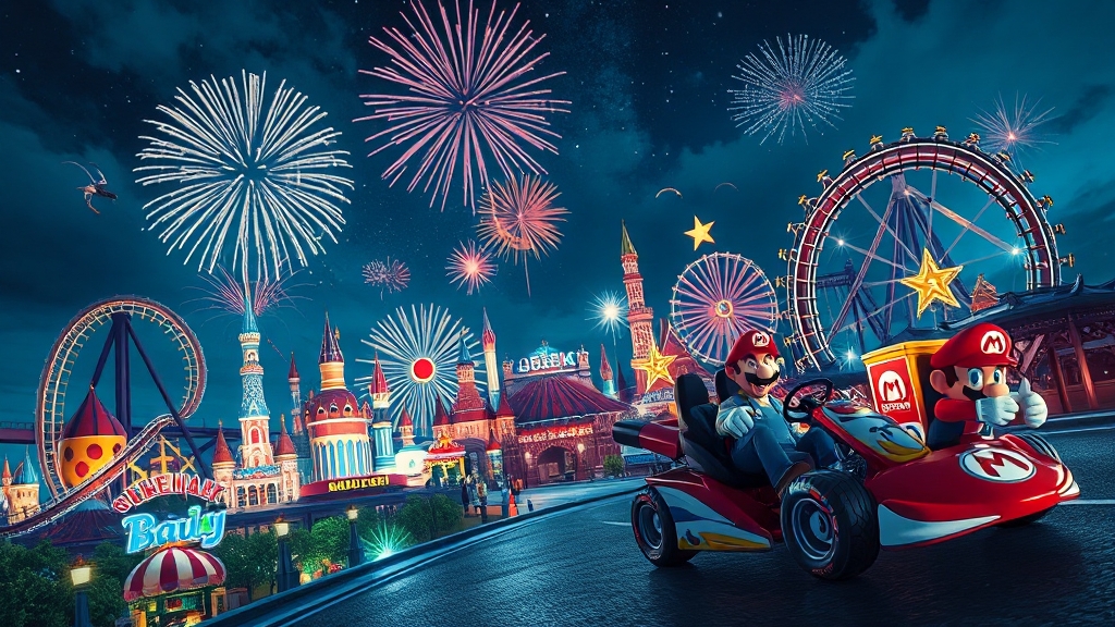 USJ 하루 코스 추천 (realistic 스타일)