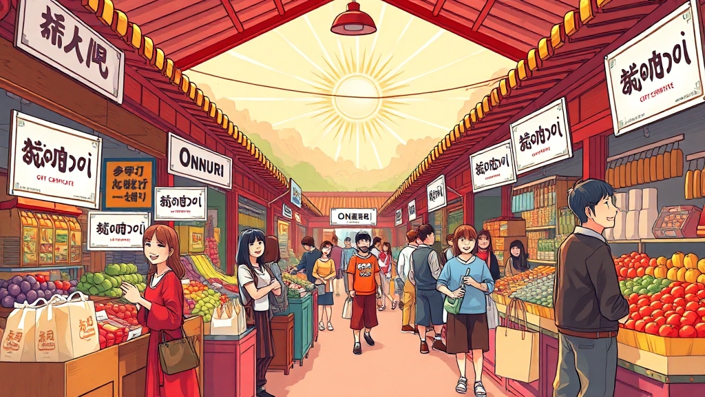 온누리상품권, 왜 중요할까요? (cartoon 스타일)
