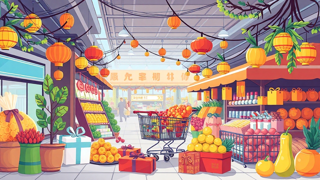 추석 선물 구매 가이드 (illustration 스타일)