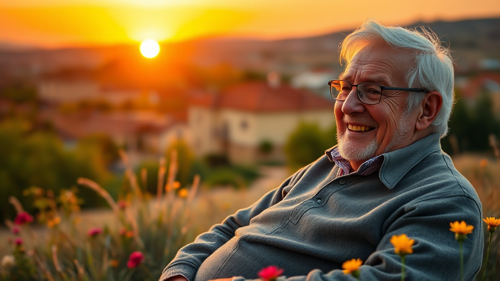 안정적인 노후를 위한 추가 준비 (realistic 스타일)