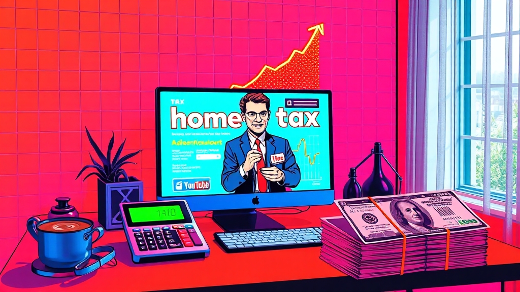 구글 애드센스 수익 신고 및 세금 처리 가이드 (popart 스타일)