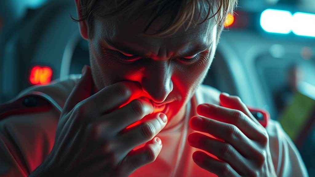 전조증상 발생 시 대처법 (realistic 스타일)