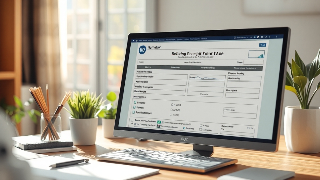 홈택스 발급 (PC) (realistic 스타일)