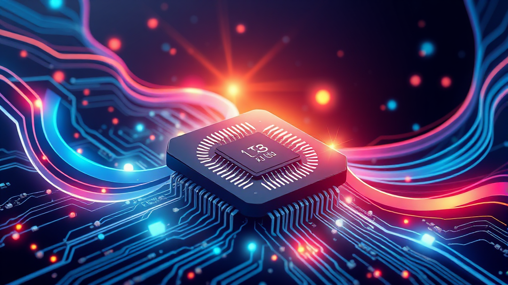 국내 반도체 시장의 동향 및 관련 기업 분석 (illustration 스타일)