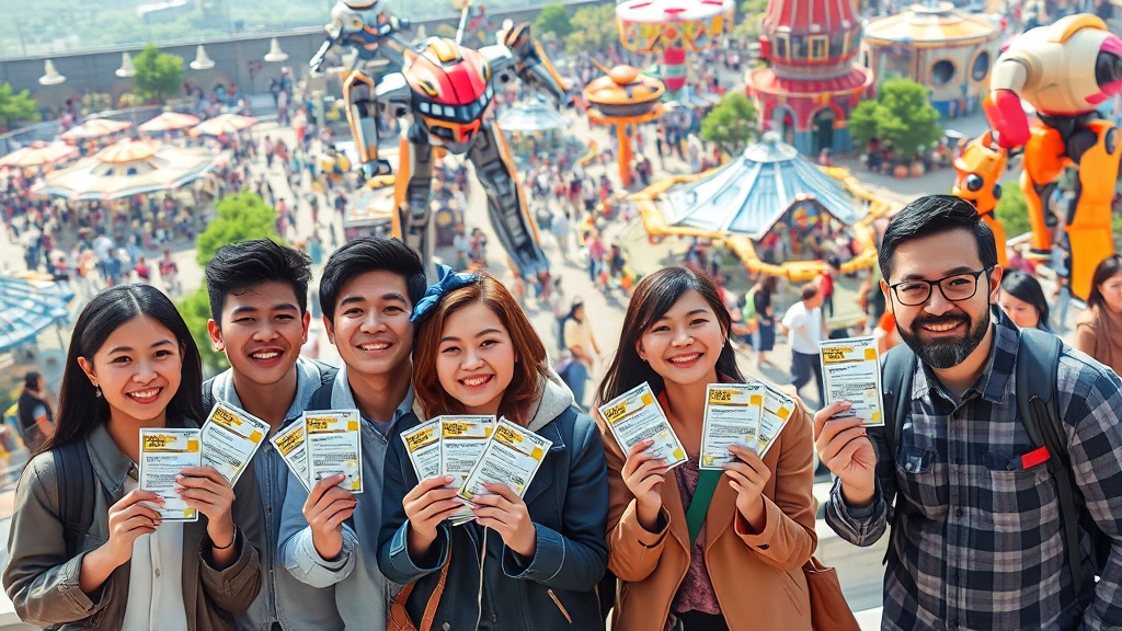 입장권 싸게 사는 법! (realistic 스타일)