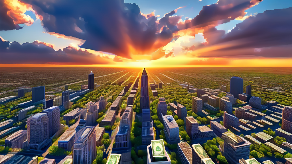 사회 이슈: 이상 고온과 주택담보대출 집중 현상 (realistic 스타일)