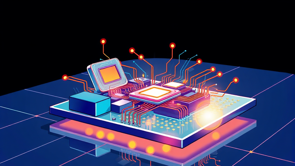 유리기판 기술의 현재와 미래 (cartoon 스타일)