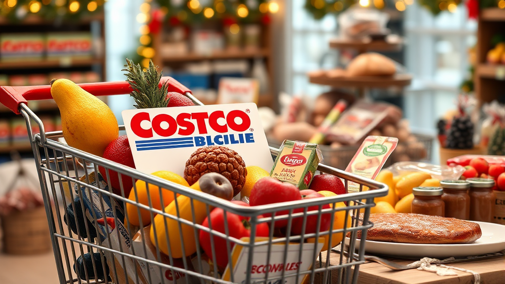 식품 코너 알뜰 정보 (realistic 스타일)