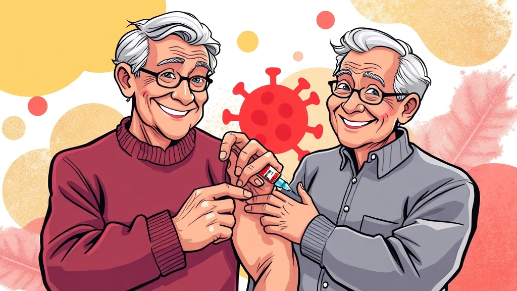 접종 시기 및 과정 (cartoon 스타일)