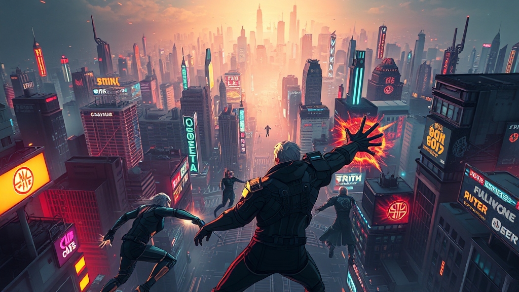 넷플릭스 인기 애니 추천 (illustration 스타일)