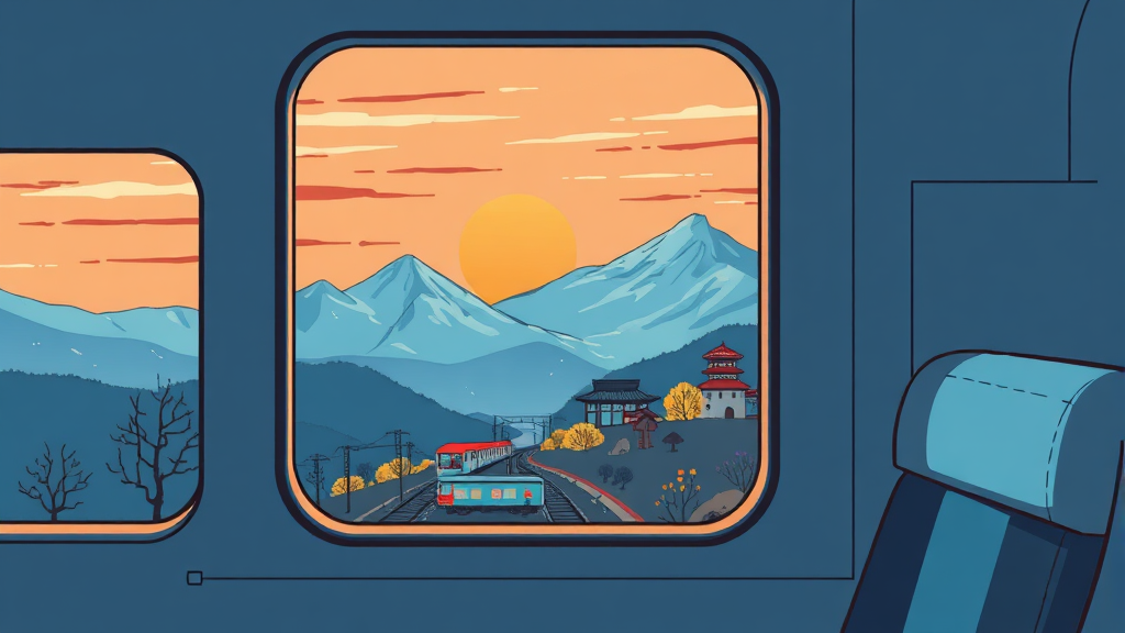 부전역 도착 시간 및 소요 시간 (illustration 스타일)