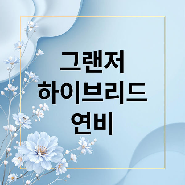 그랜저
하이브리드
연비 (2026 그랜저 하이브리드 연비)