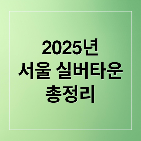 2025년
서울 실버타운
총정리 (서울 실버 타운 추천)