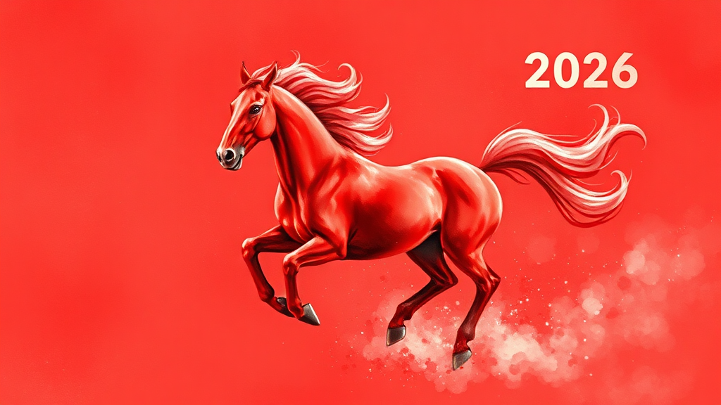 2026년 새해 인사 트렌드 (watercolor 스타일)