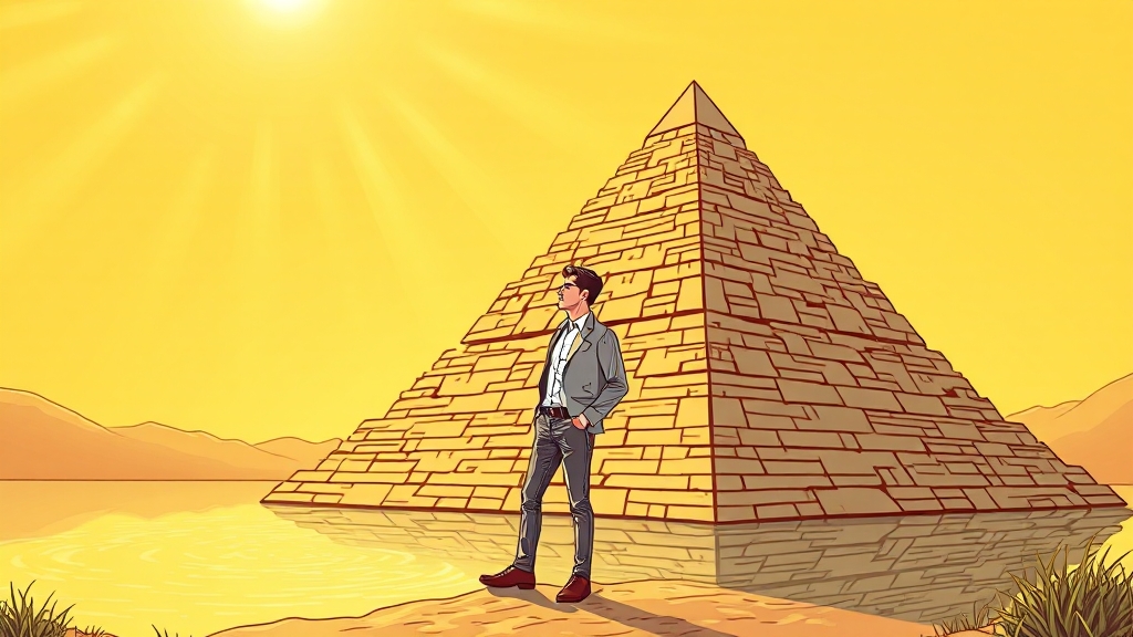 현금 흐름 자산 투자 (illustration 스타일)