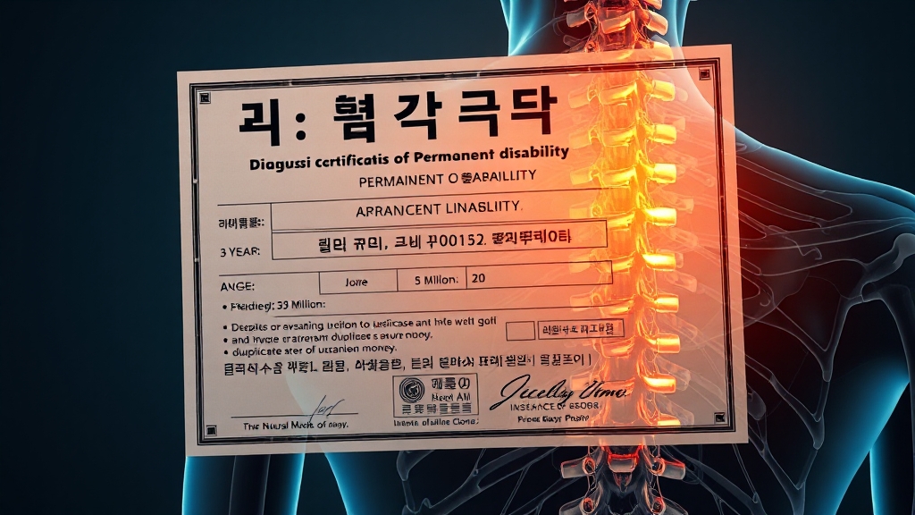 후유장해 보상금 청구, 절차는? (realistic 스타일)