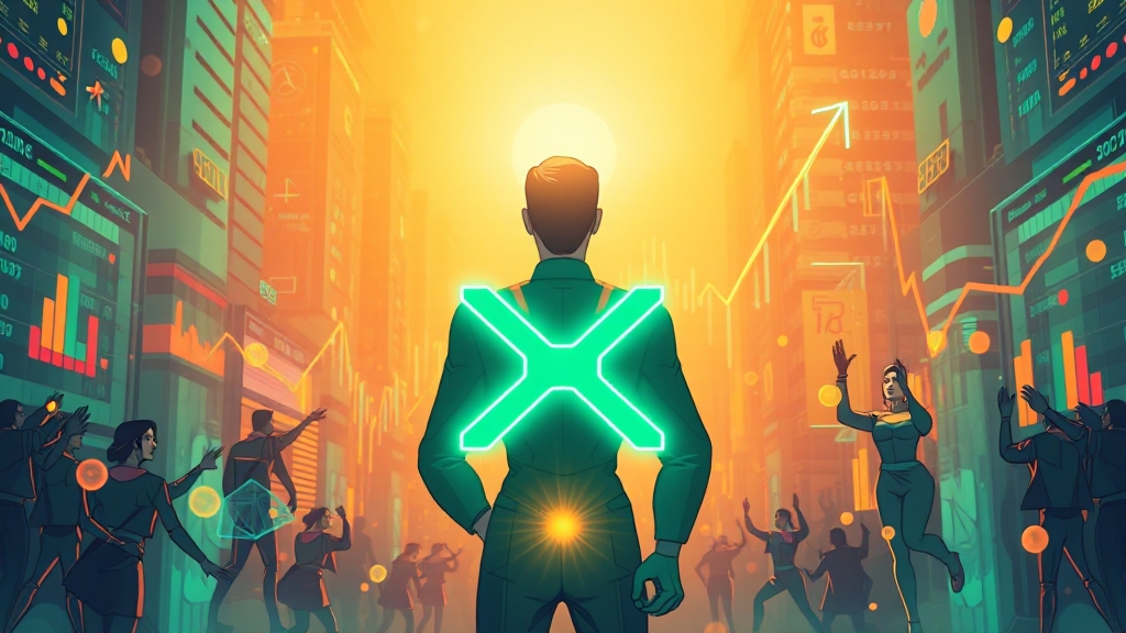 XRP, 주요 이슈는 무엇? (illustration 스타일)