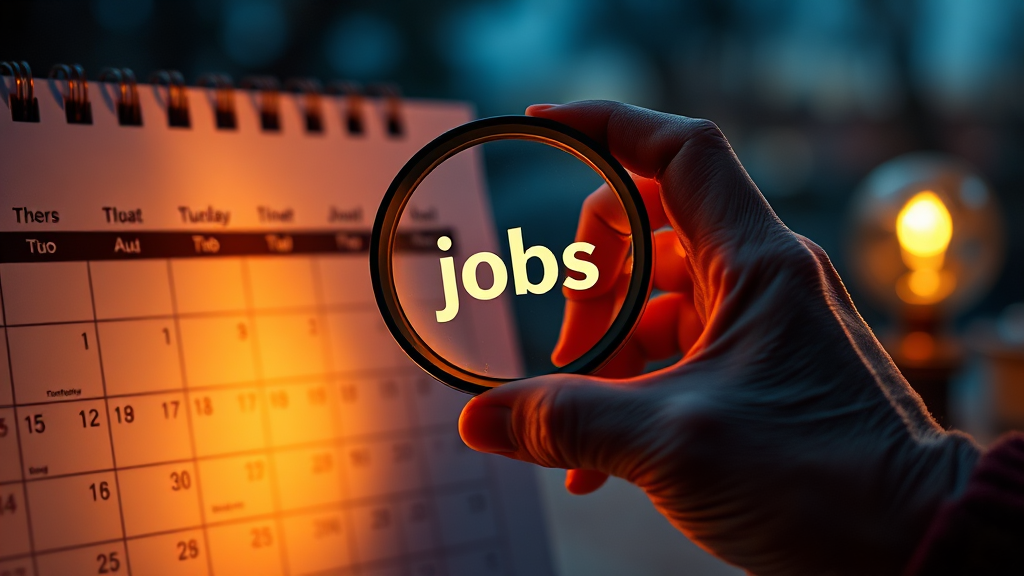 시니어 일자리 신청 시기 및 일정 (realistic 스타일)