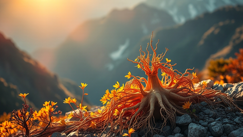 장뇌삼 효능, 어디까지일까? (realistic 스타일)