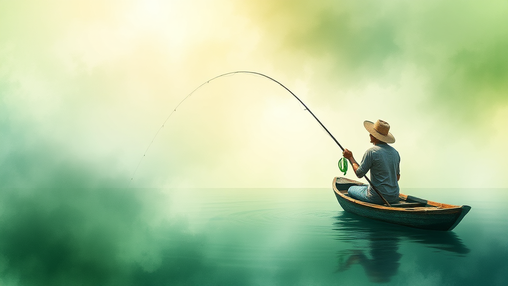 후아힌 낚시: 초보 가이드 (watercolor 스타일)