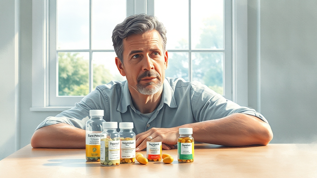 영양제 섭취 시 주의사항 (watercolor 스타일)