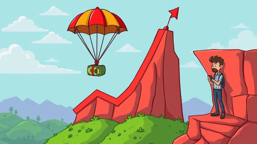 투자자를 위한 반대매매 위험 관리 (cartoon 스타일)