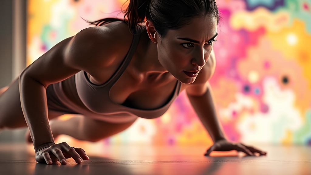 아랫배 살, 운동 방법은? (realistic 스타일)