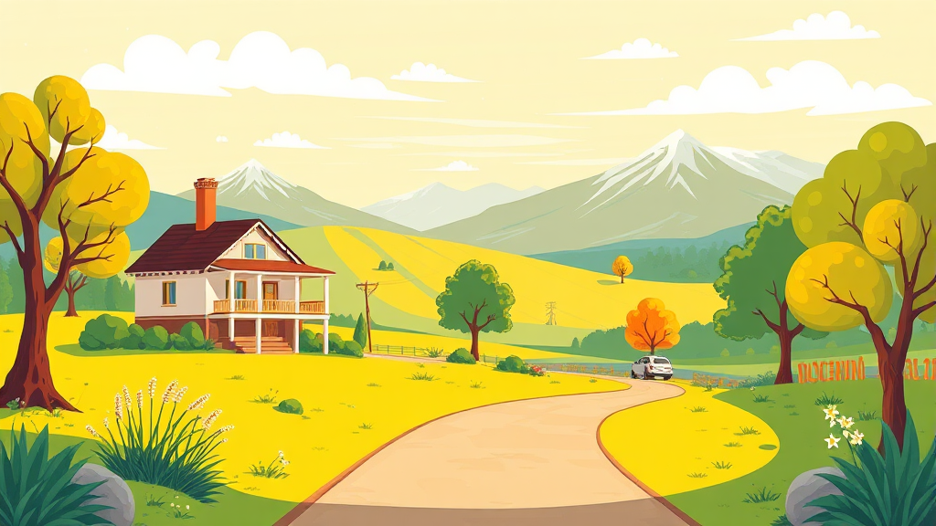 주택연금, 기존 대출 상환 및 상속 문제는? (cartoon 스타일)