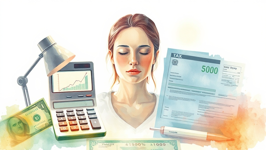 프리랜서 종합소득세 완벽 가이드: 단순경비율부터 절세 전략까지 3 단순경비율, 어떻게 적용할까요? (watercolor 스타일)