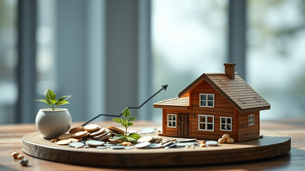 안전자산 vs. 성장자산: 퇴직연금 포트폴리오 구성 (realistic 스타일)